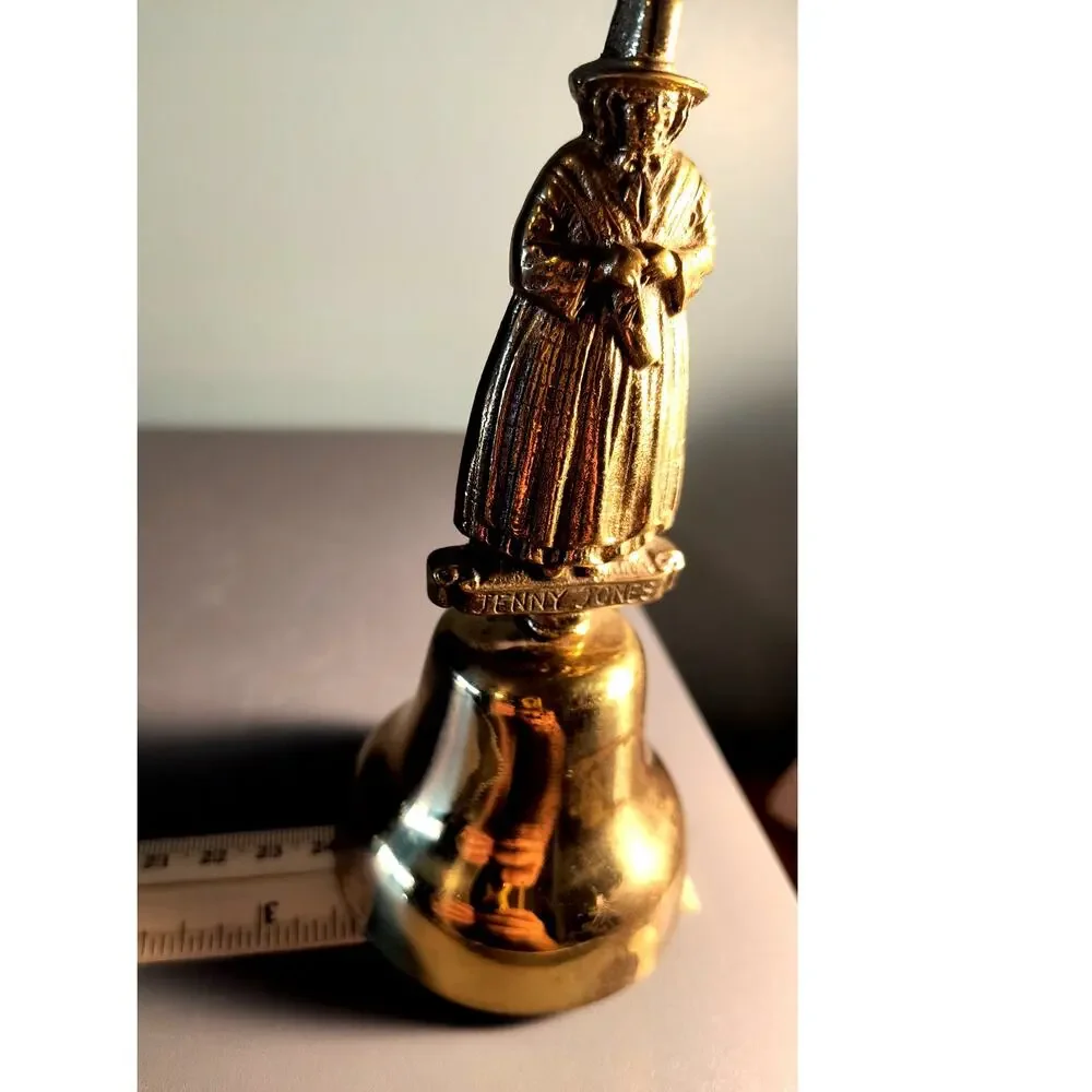 902.  Brass Hand Bell Jenny Jones Celtic Lady Southern Belle